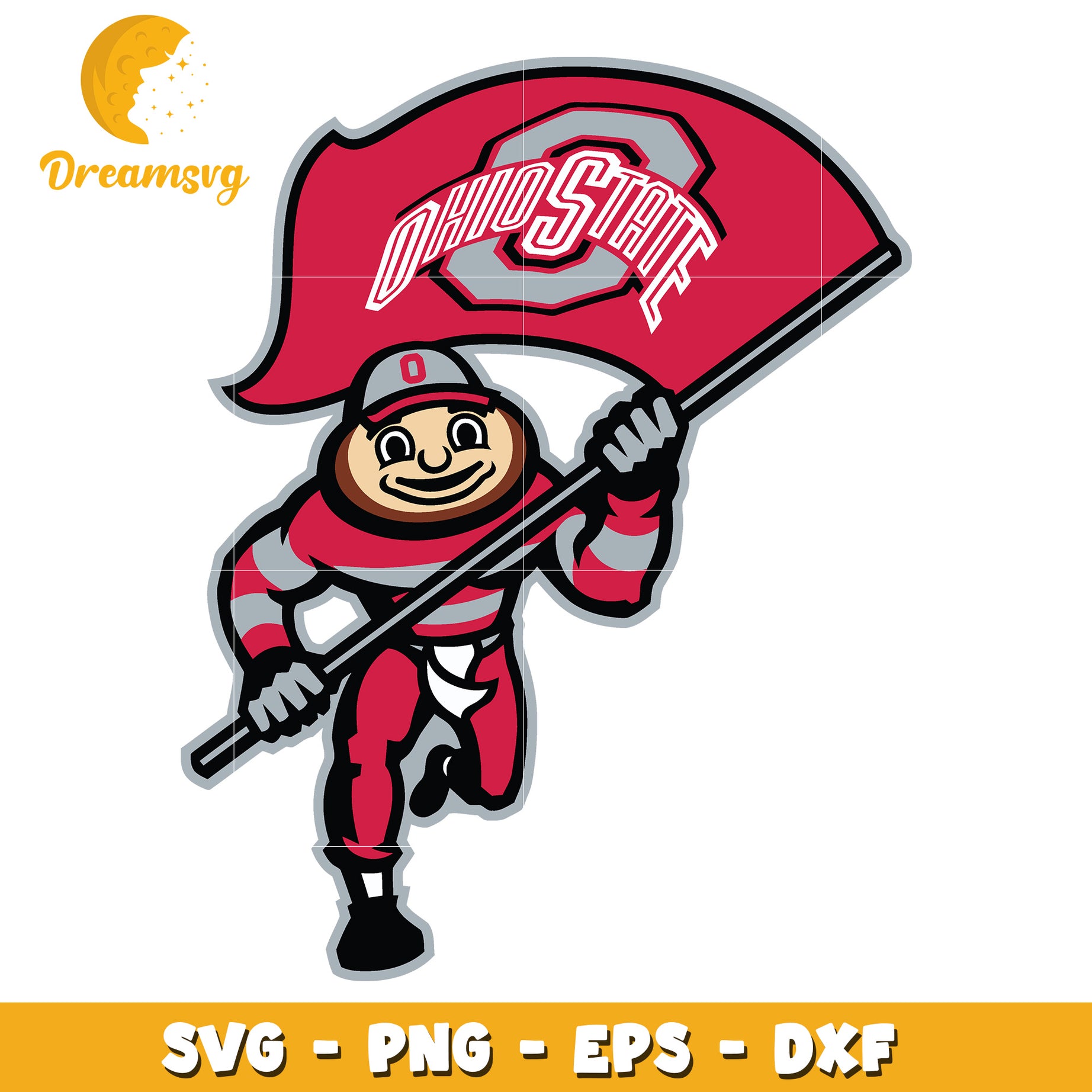 Ohio State Mascot SVG PNG EPS DXF