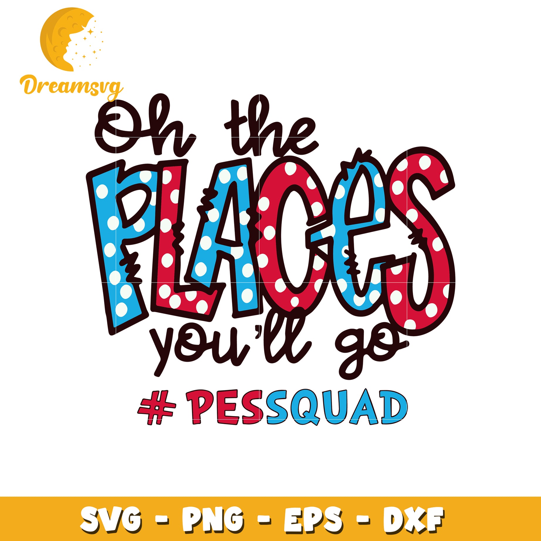 Oh the place you'll go font design svg, dr seuss svg, quotes svg
