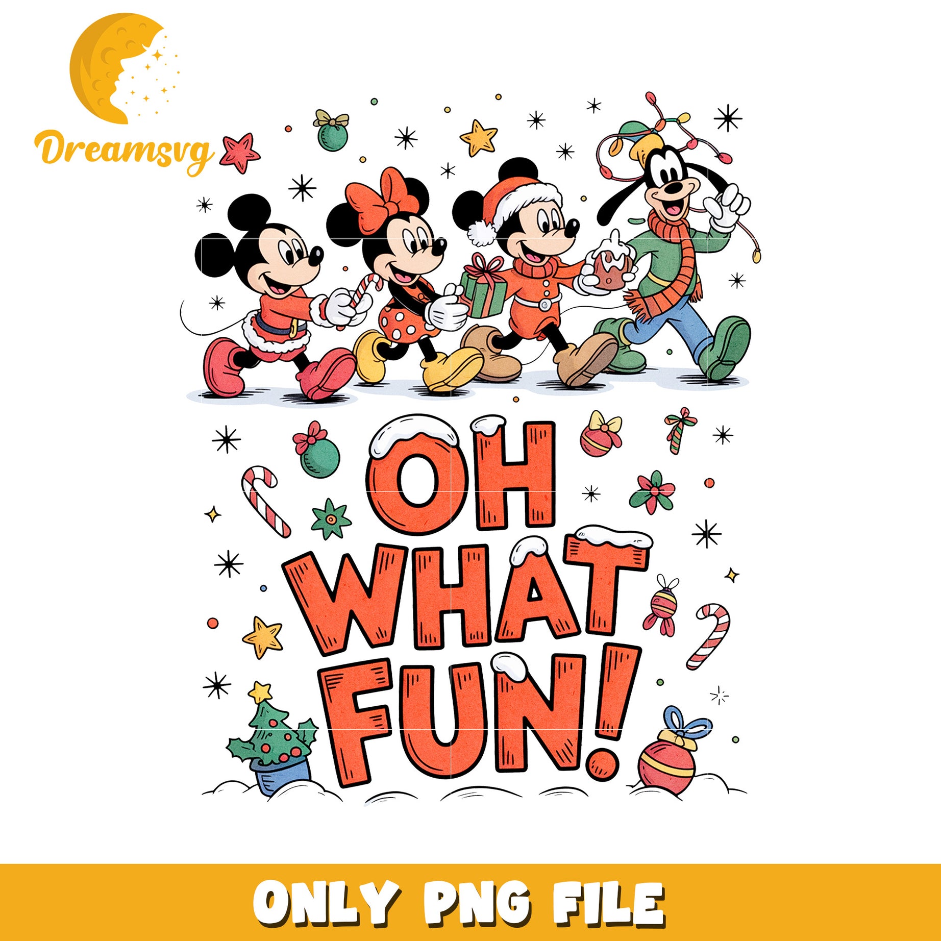 Oh what fun png, merry christmas​ png, christmas bell png