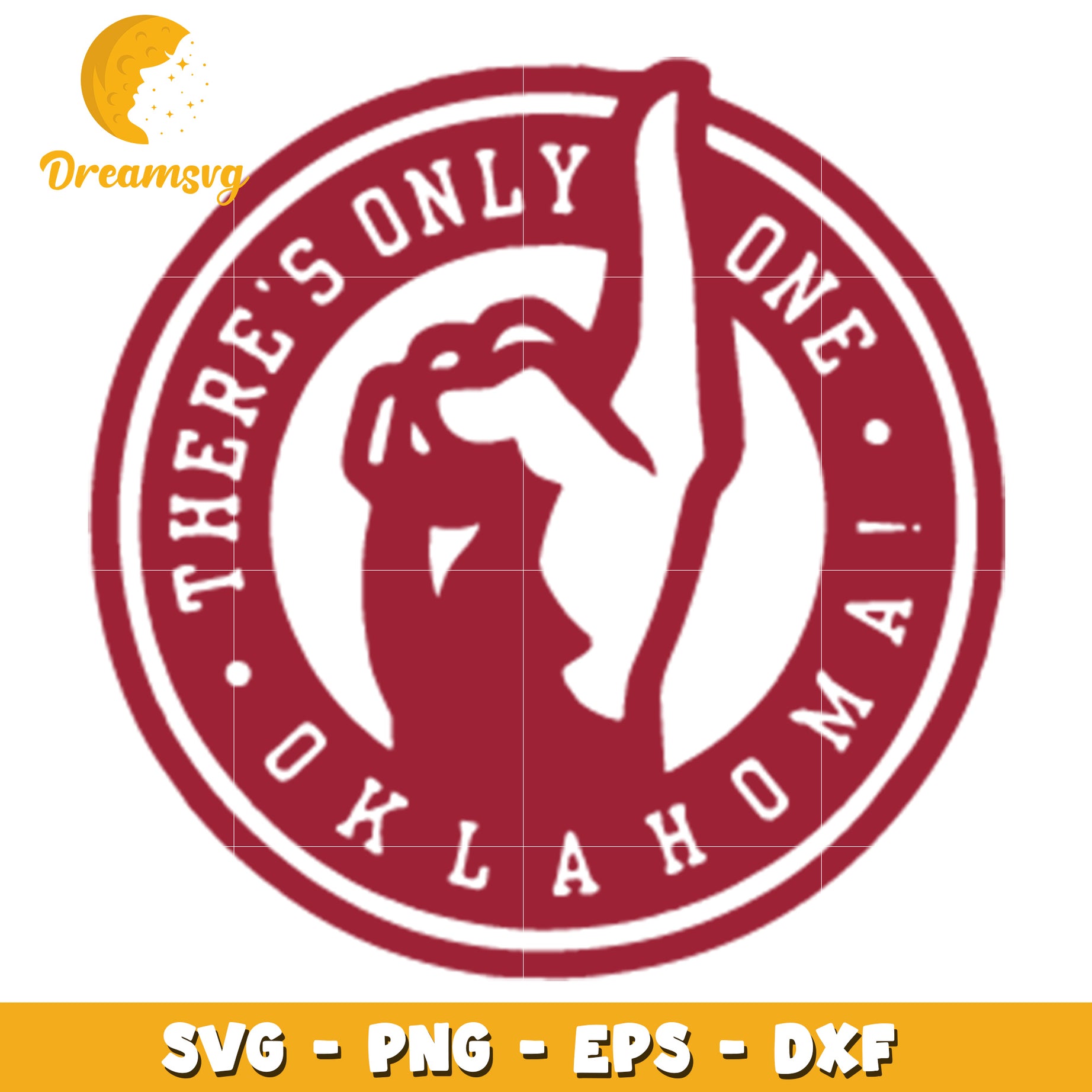 Oklahoma Only One SVG PNG EPS DXF