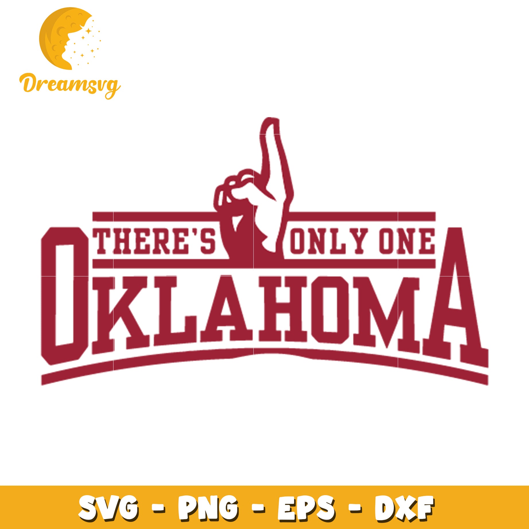 Oklahoma SVG PNG EPS DXF Cut File