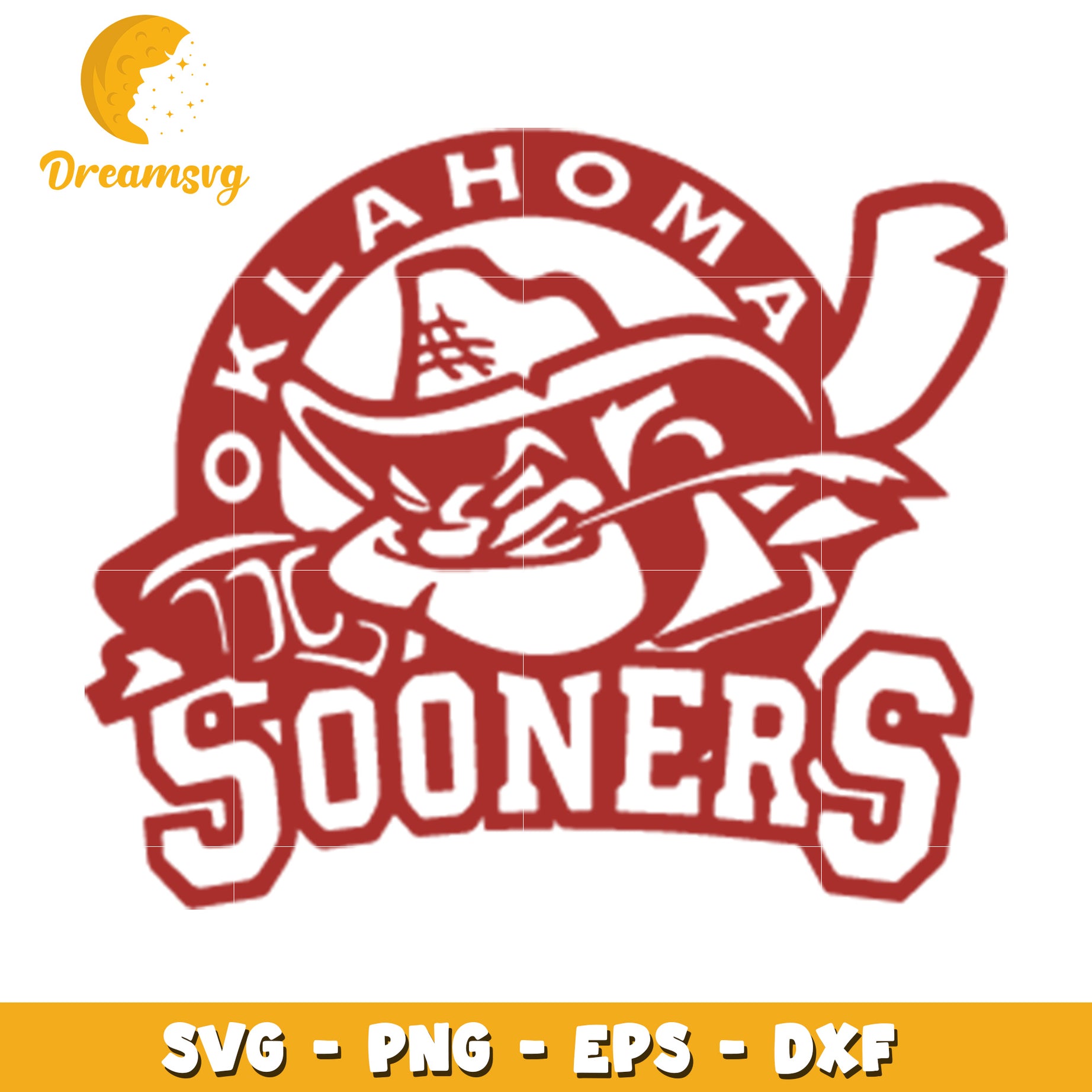 Oklahoma Sooners Logo SVG File for Crafting and DIY Projects