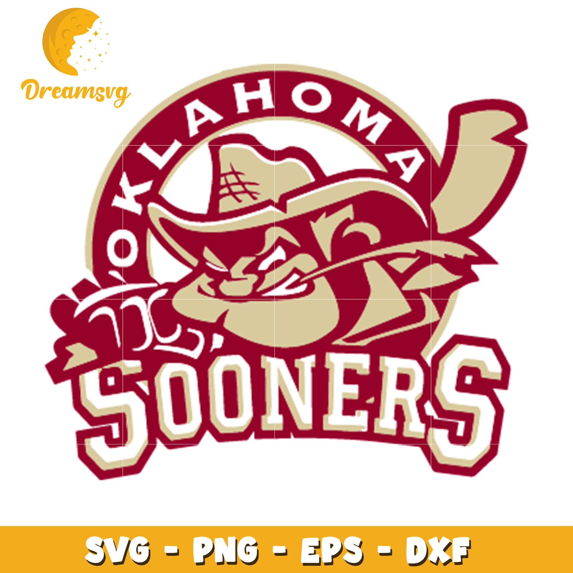 Oklahoma Sooners Logo SVG File for Cutting and Graphic Designs