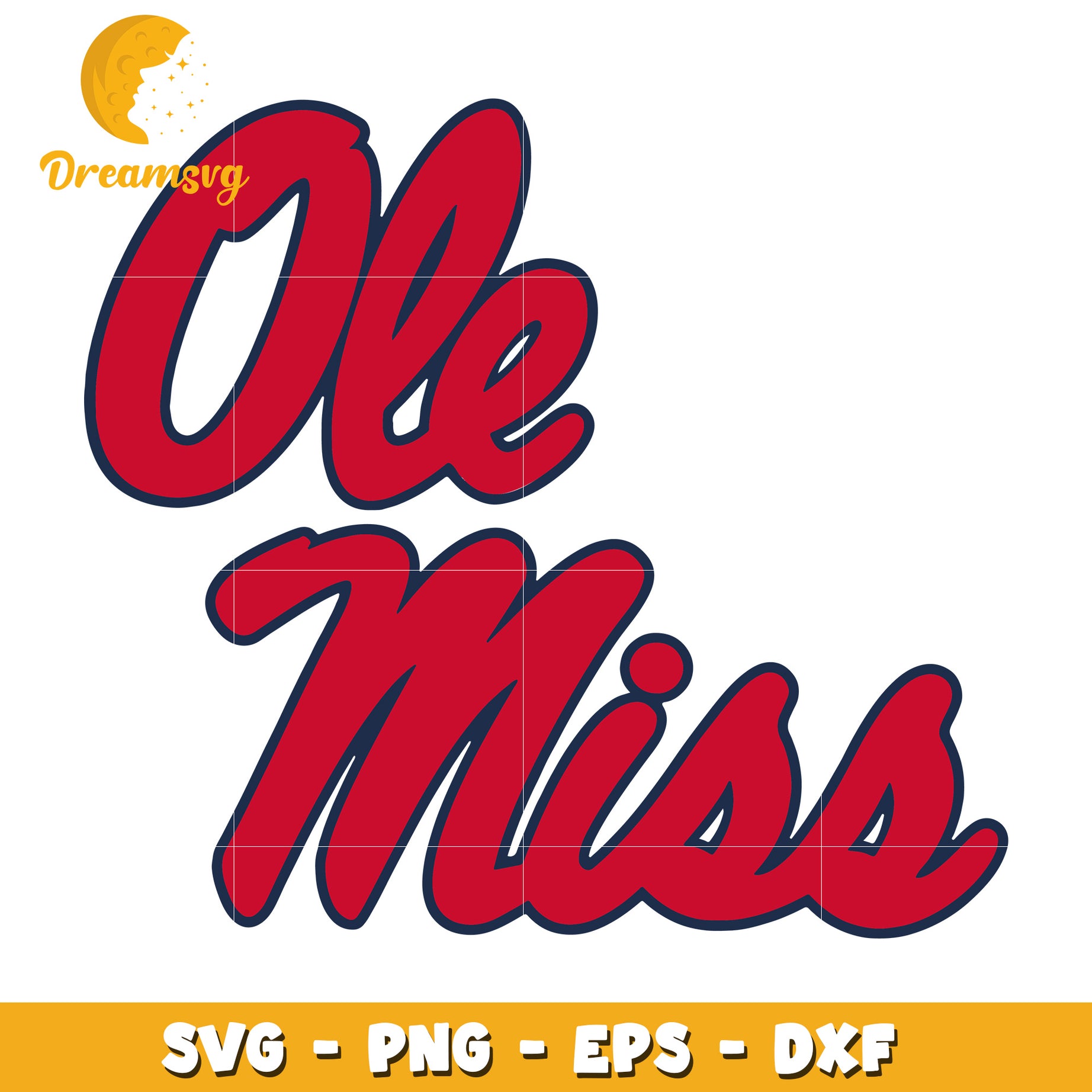 Ole Miss University SVG File for Crafts and Graphic Design Use