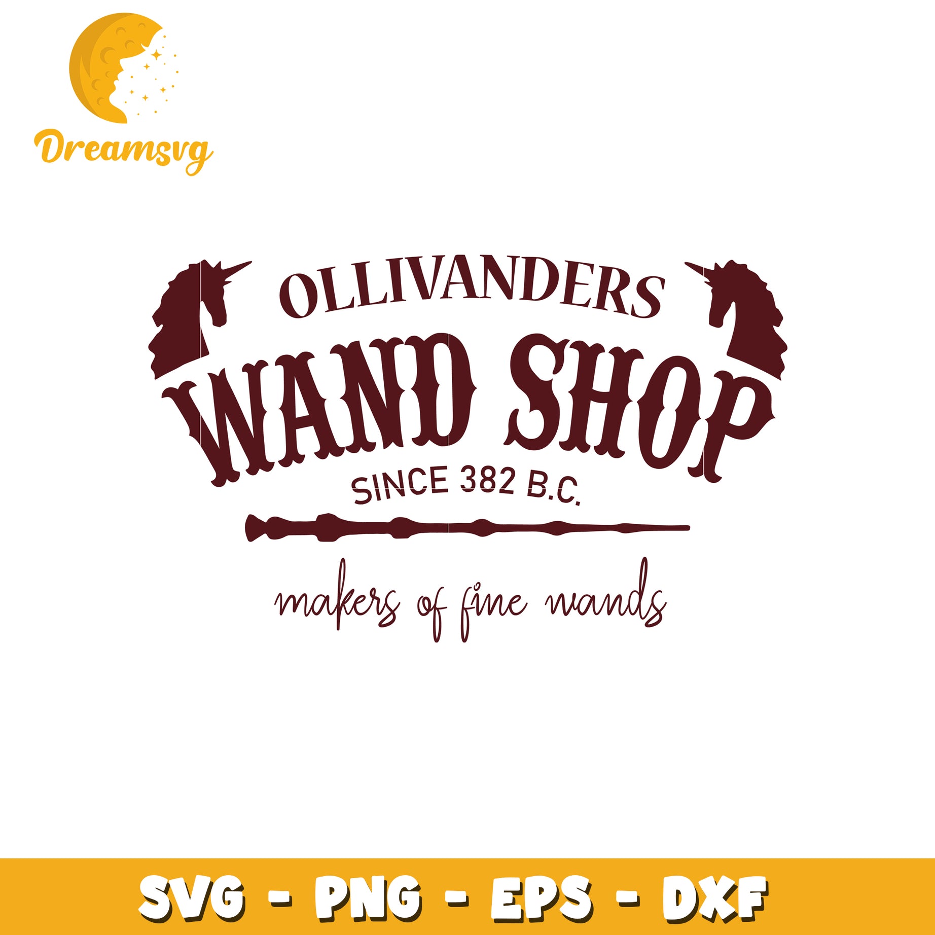 Olivanders Wand Shop SVG Cut File