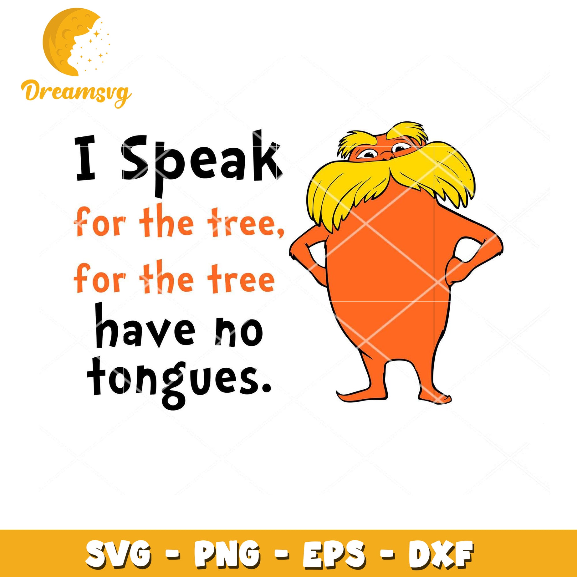 Onceler SVG Quote Tree PNG