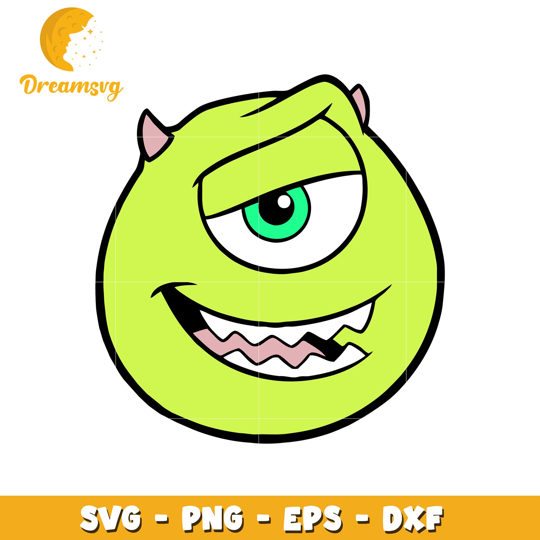 One-Eyed Monster SVG Cut File