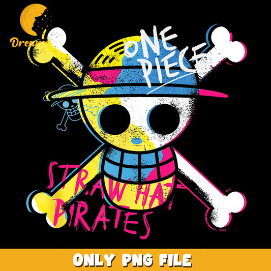 One Piece Straw Hat Pirates Skull Crossbones PNG, Anime, Luffy PNG