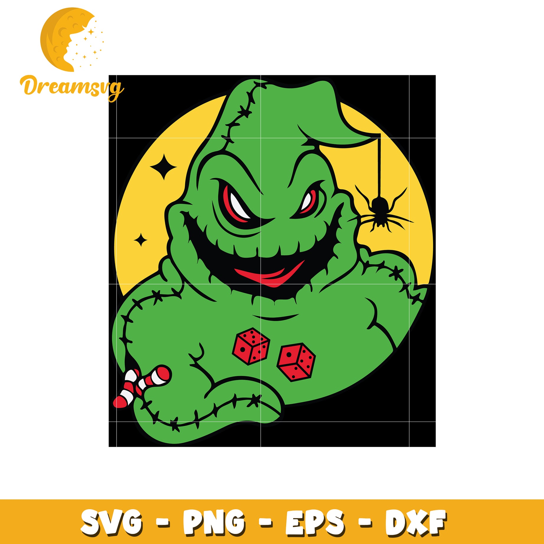 Oogie Boogie’s halloween svg, Nightmare before christmas svg