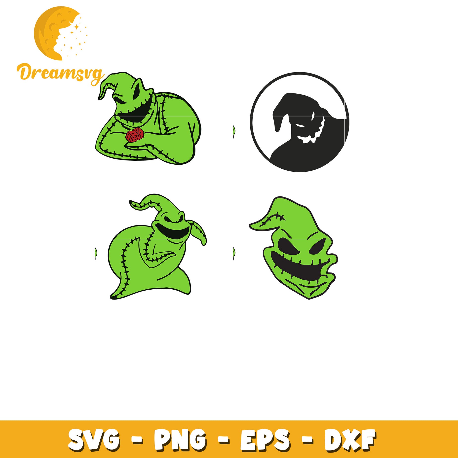 Oogie Boogie bundle svg, nightmare before the christmas svg