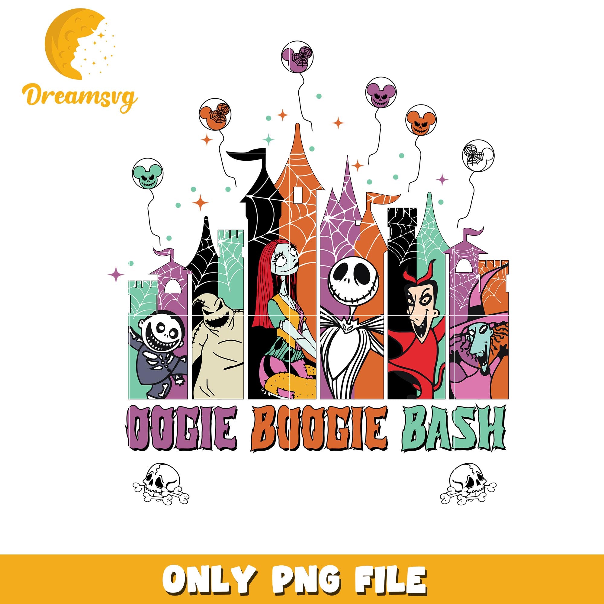 Oogie Boogie Bash Nightmare horror movies png, Horror movies killers png