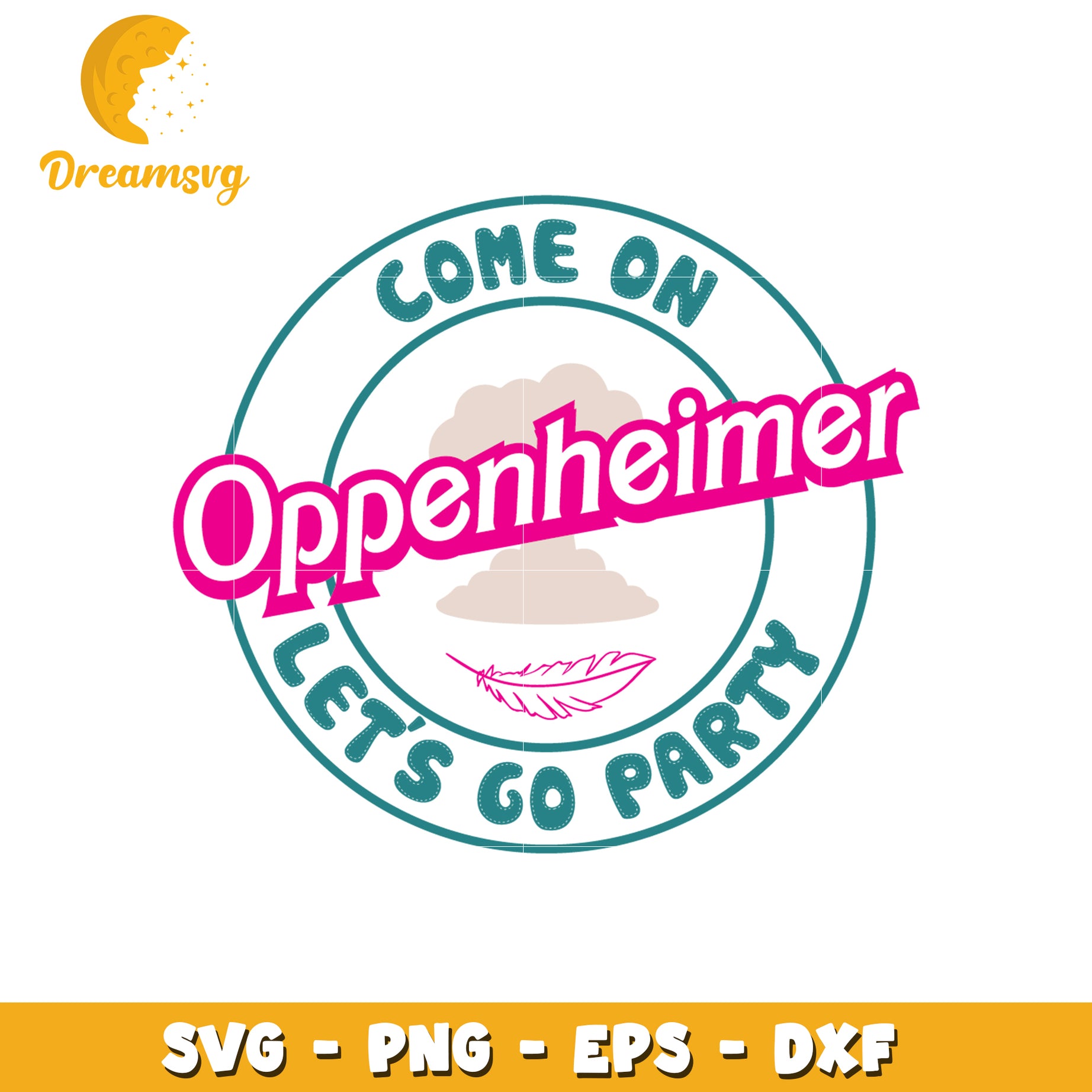 Oppenheimer Party SVG Cut File