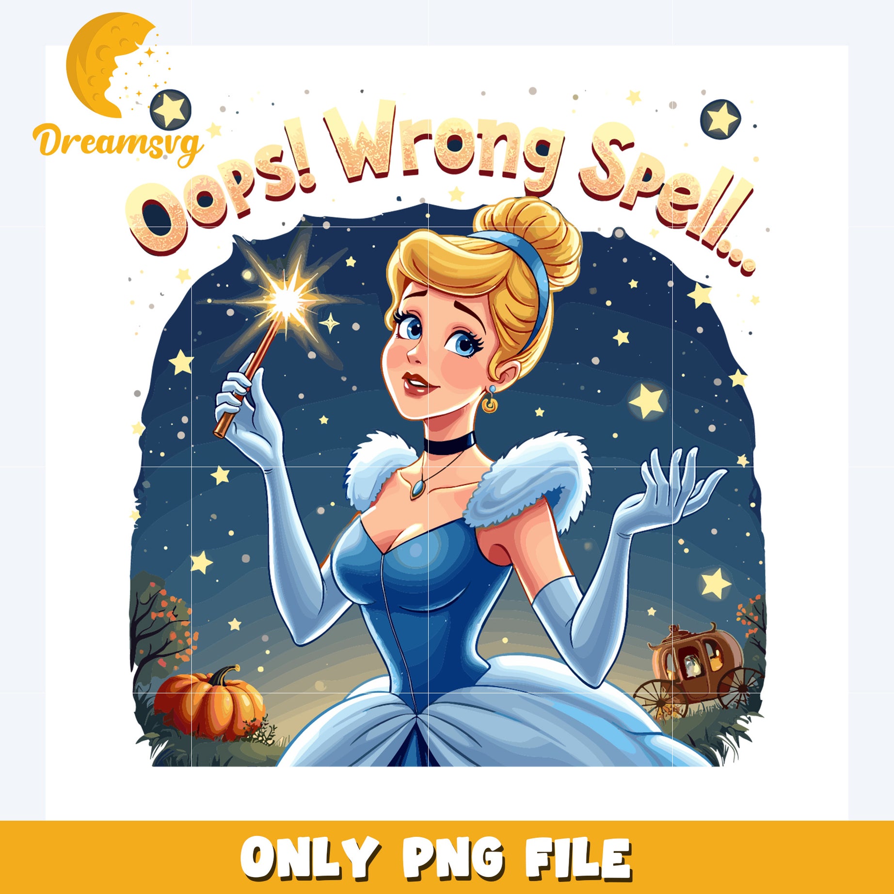 Opps wrong spell png, disney world png, cinderella preincess png