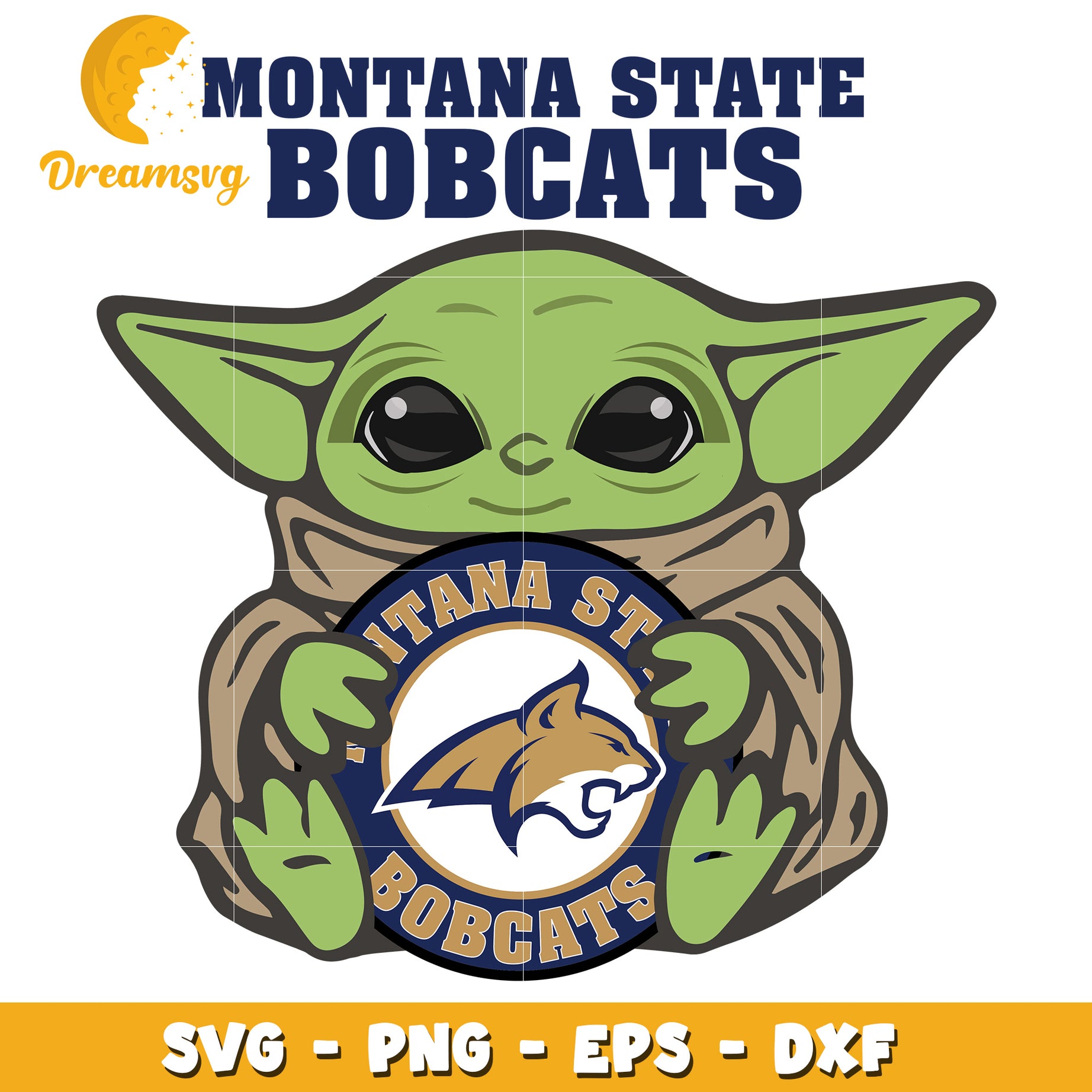 Option 1 (Focus on Team) Montana State Bobcats SVG Cut File