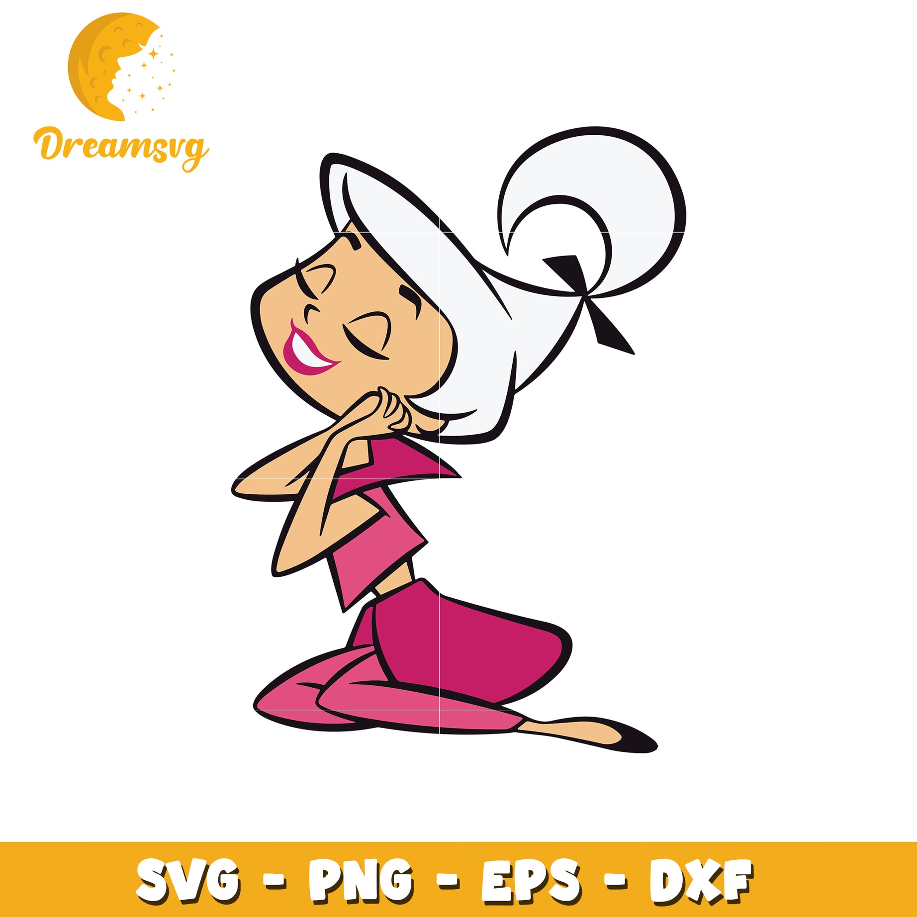 Option 1 (Focus on character)  Cindy Vortex SVG PNG EPS DXF Cut File