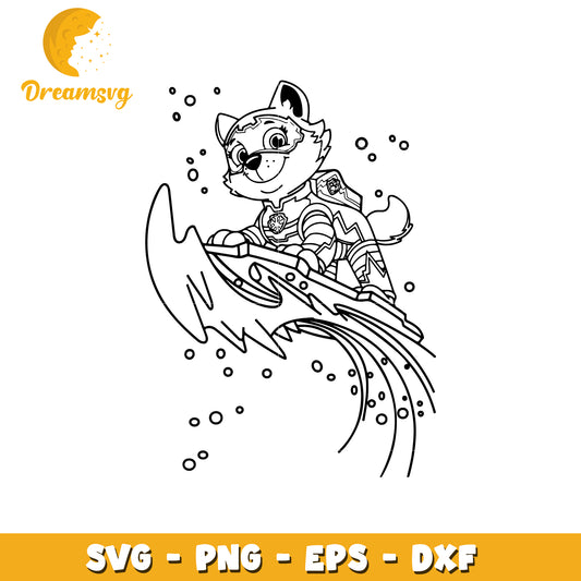 Option 1 (Focus on character)  Everest Snowboarding SVG PNG EPS DXF