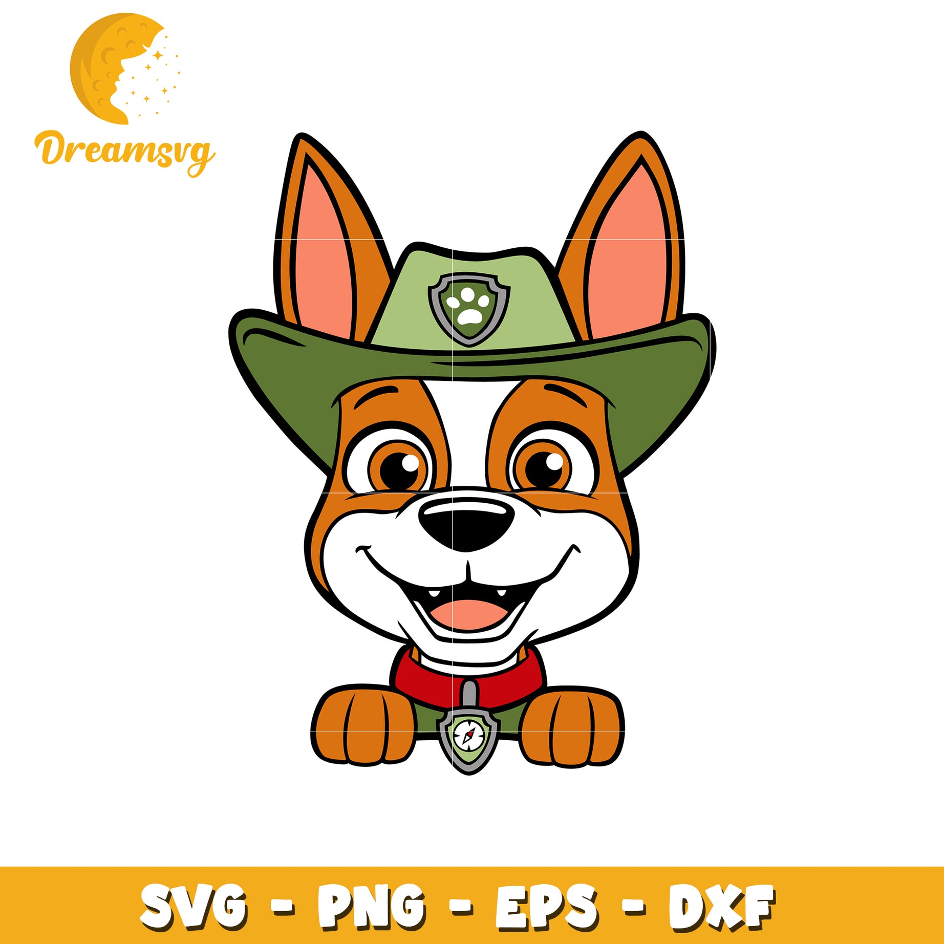 Option 1 (Focus on character)  Paw Patrol Everest SVG PNG EPS DXF