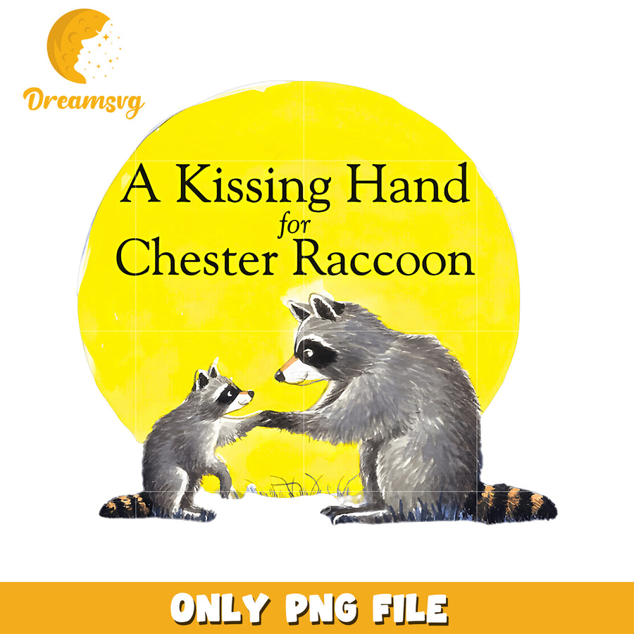 Option 1 (Focus on cuteness)  Cute Raccoon Kissing PNG Image Download