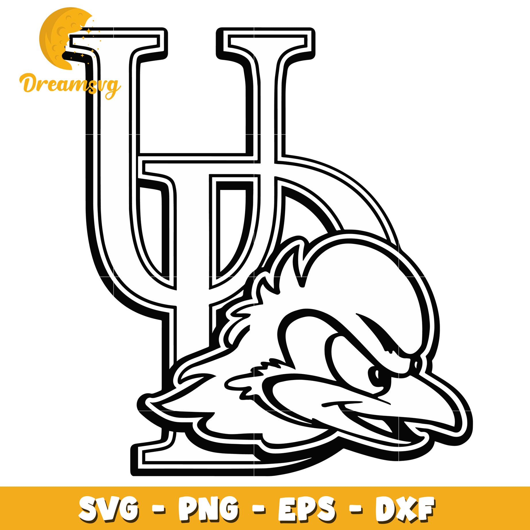 Option 1 (Focus on format)  SVG PNG EPS DXF Bird Mascot Logo
