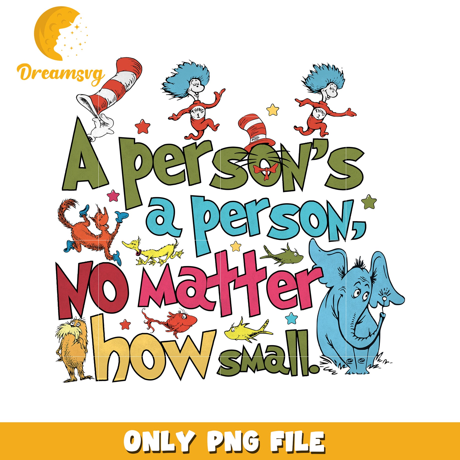 Option 1 (Focus on quote)  A Persons A Person No Matter How Small PNG