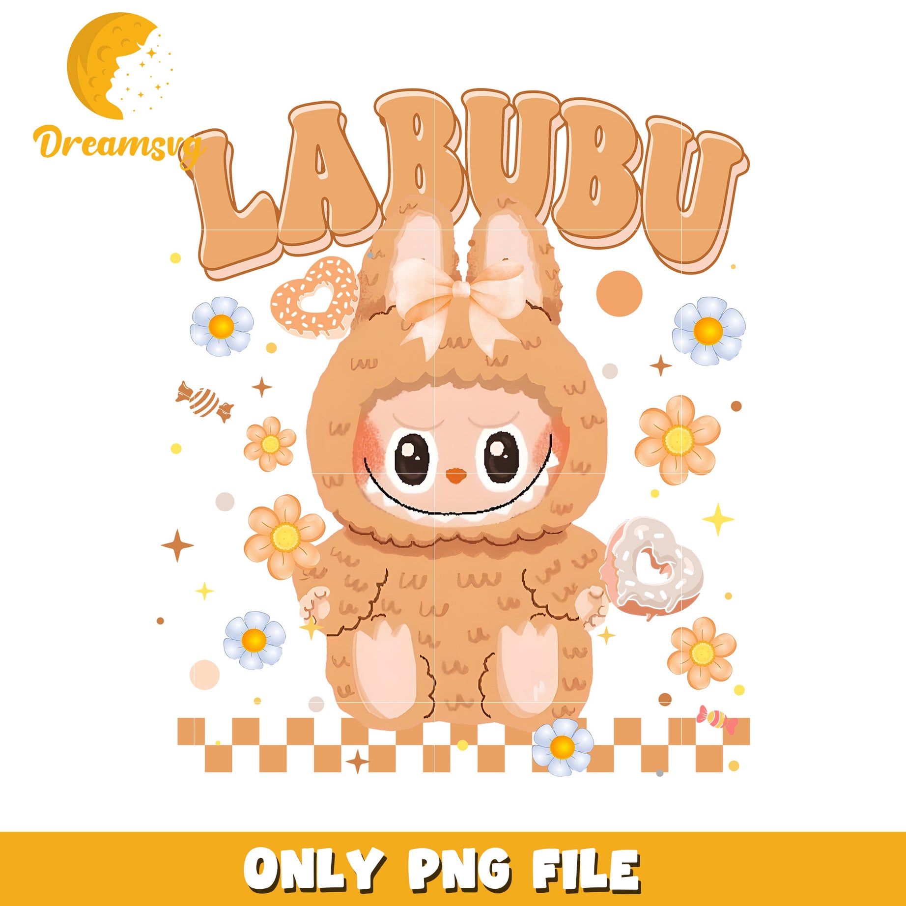 Orange labubu png, labubu blind box​ png, labubu price png