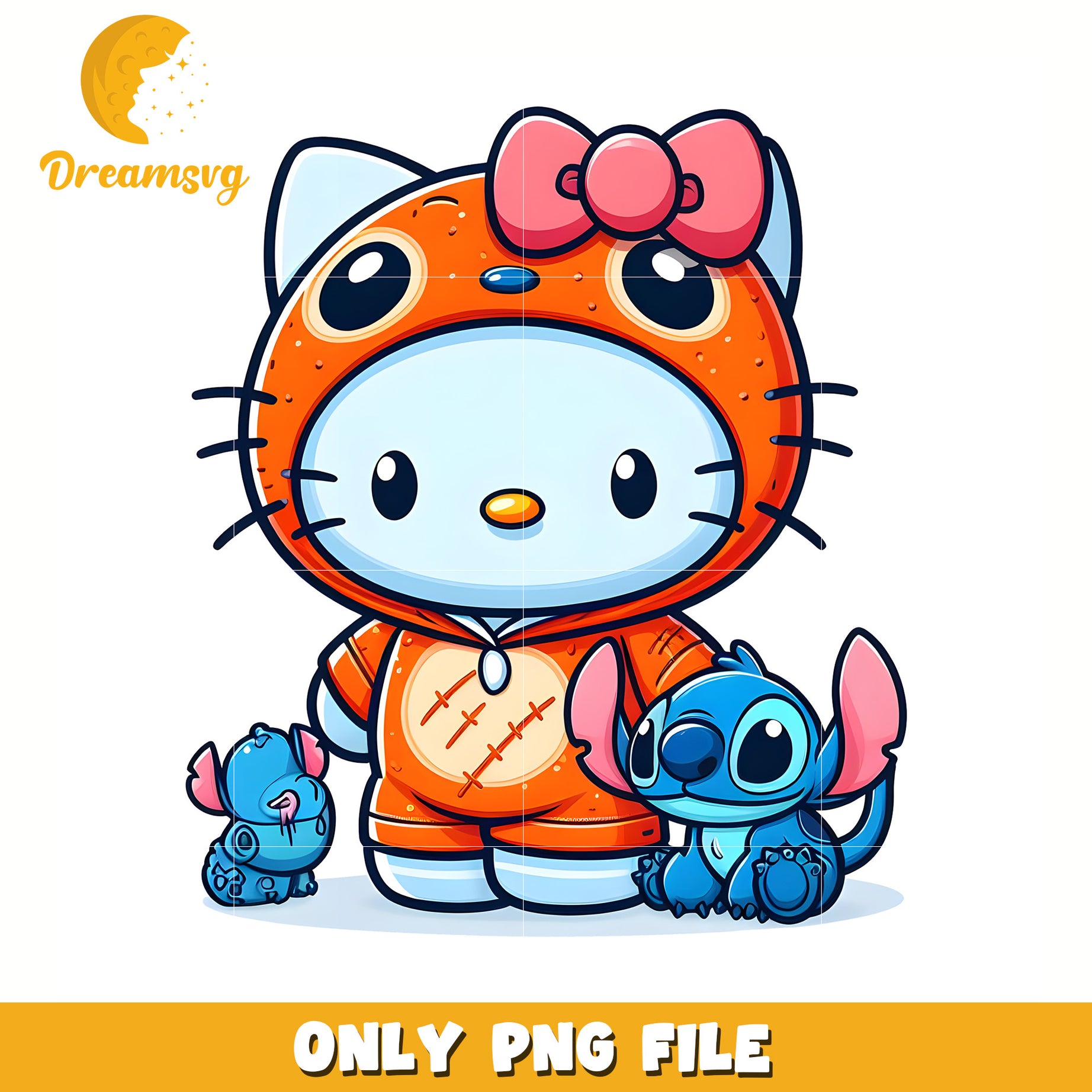 Orange stitch hello kitty png, hello kitty cake png, hello kitty crocs png