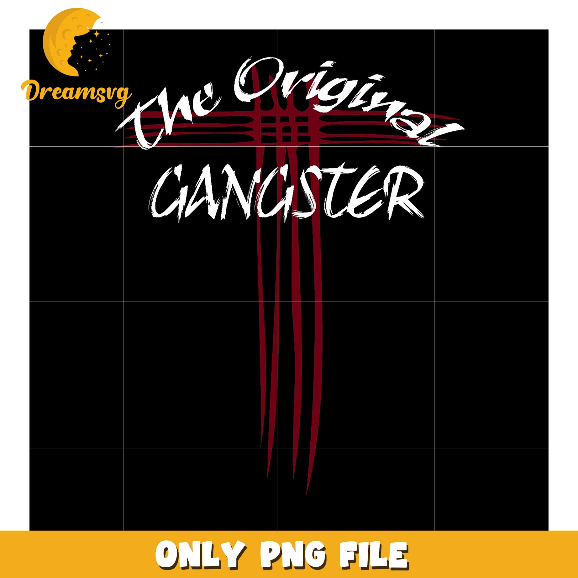 Original Gangster PNG Design