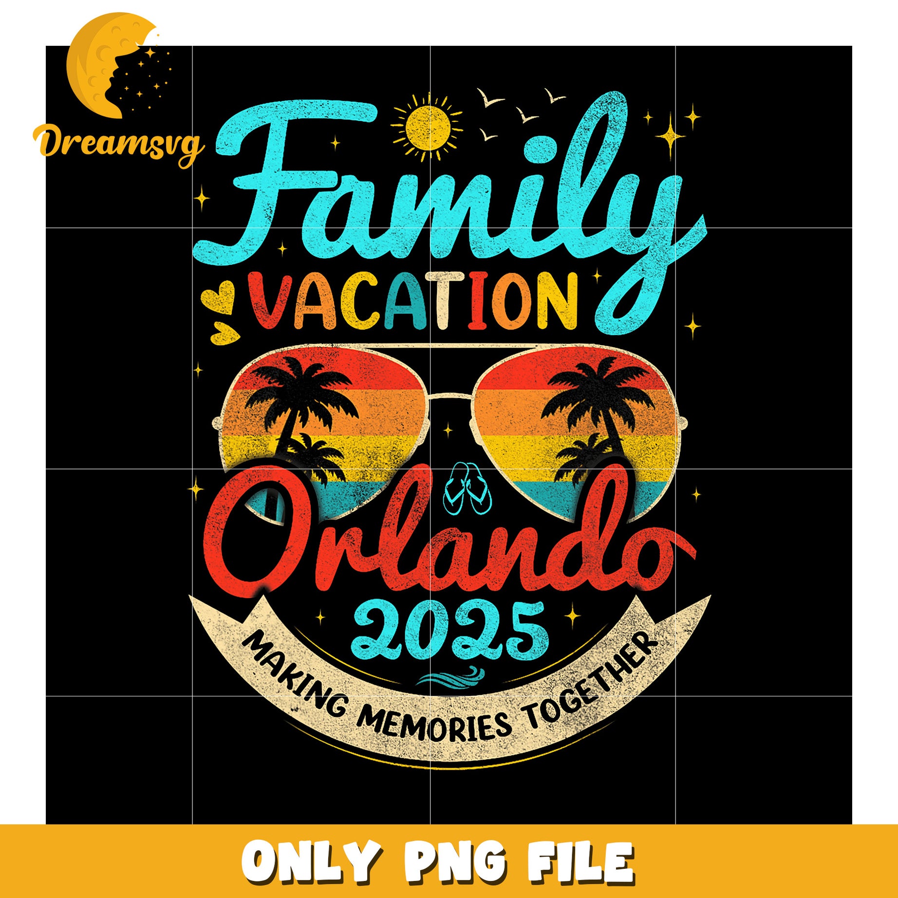 Orlando Family Vacation 2025 PNG