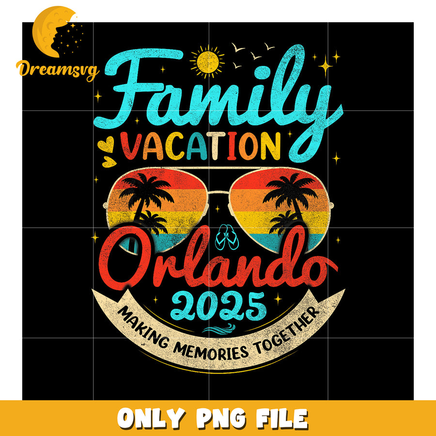 Orlando Family Vacation 2025 PNG