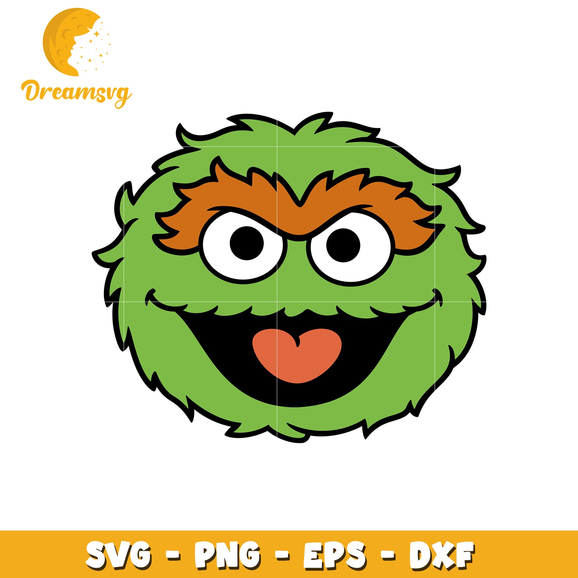 Oscar the Grouch SVG PNG EPS DXF