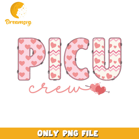 PICU Crew Valentines PNG