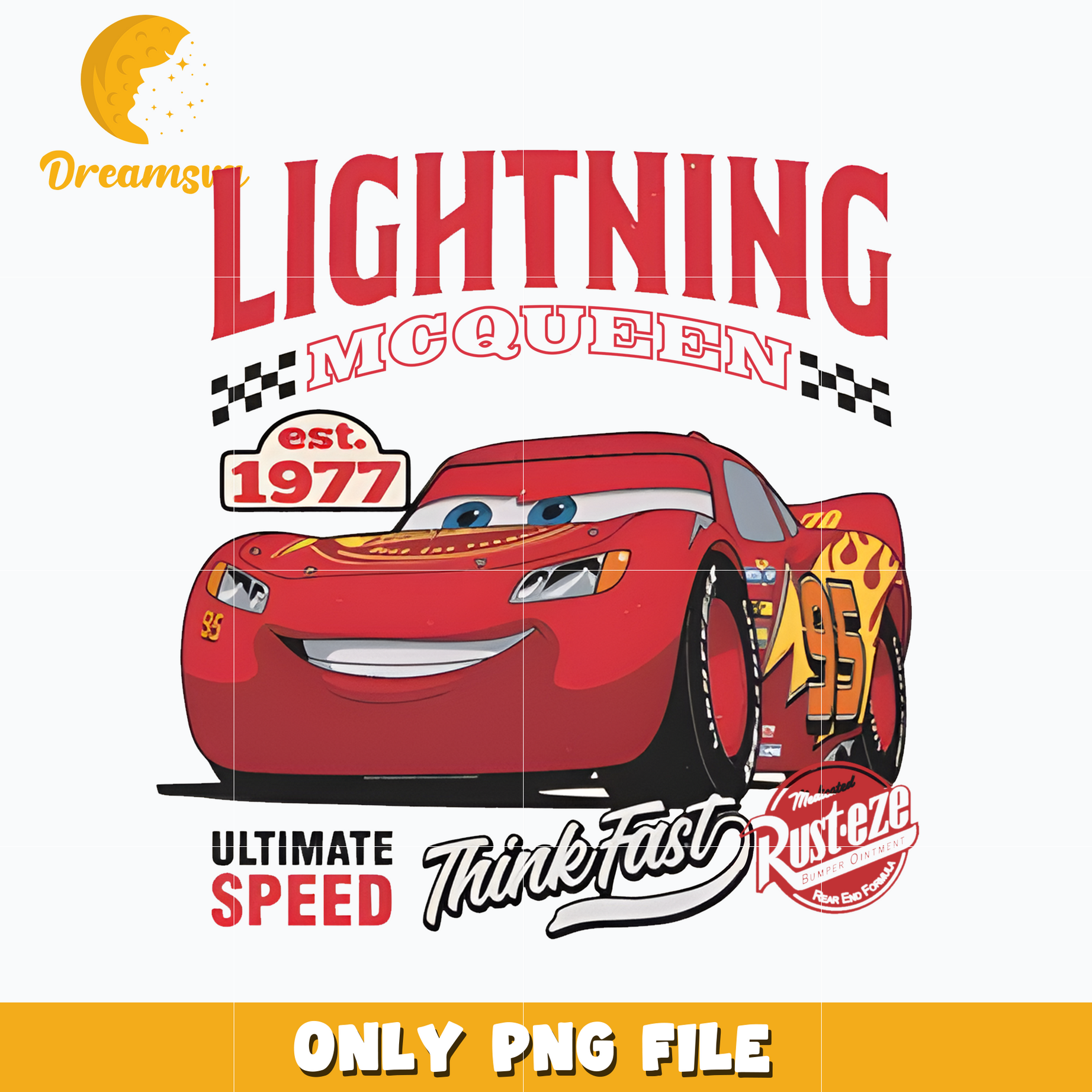 Lightning McQueen est 1977 png