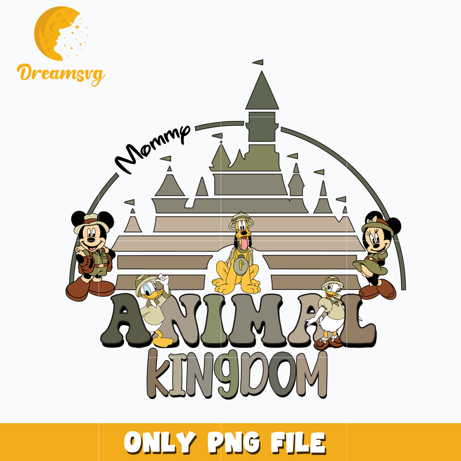 Mommy Animal kingdom Png, mickey and friends png