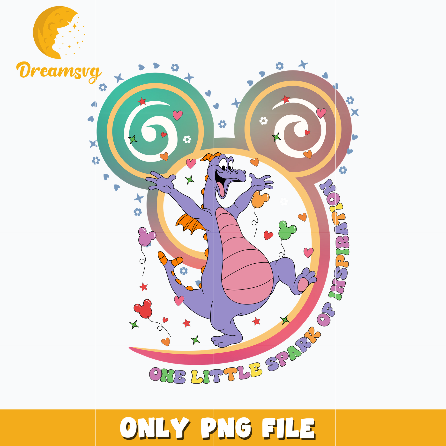 Disney Figment One Little Spark png