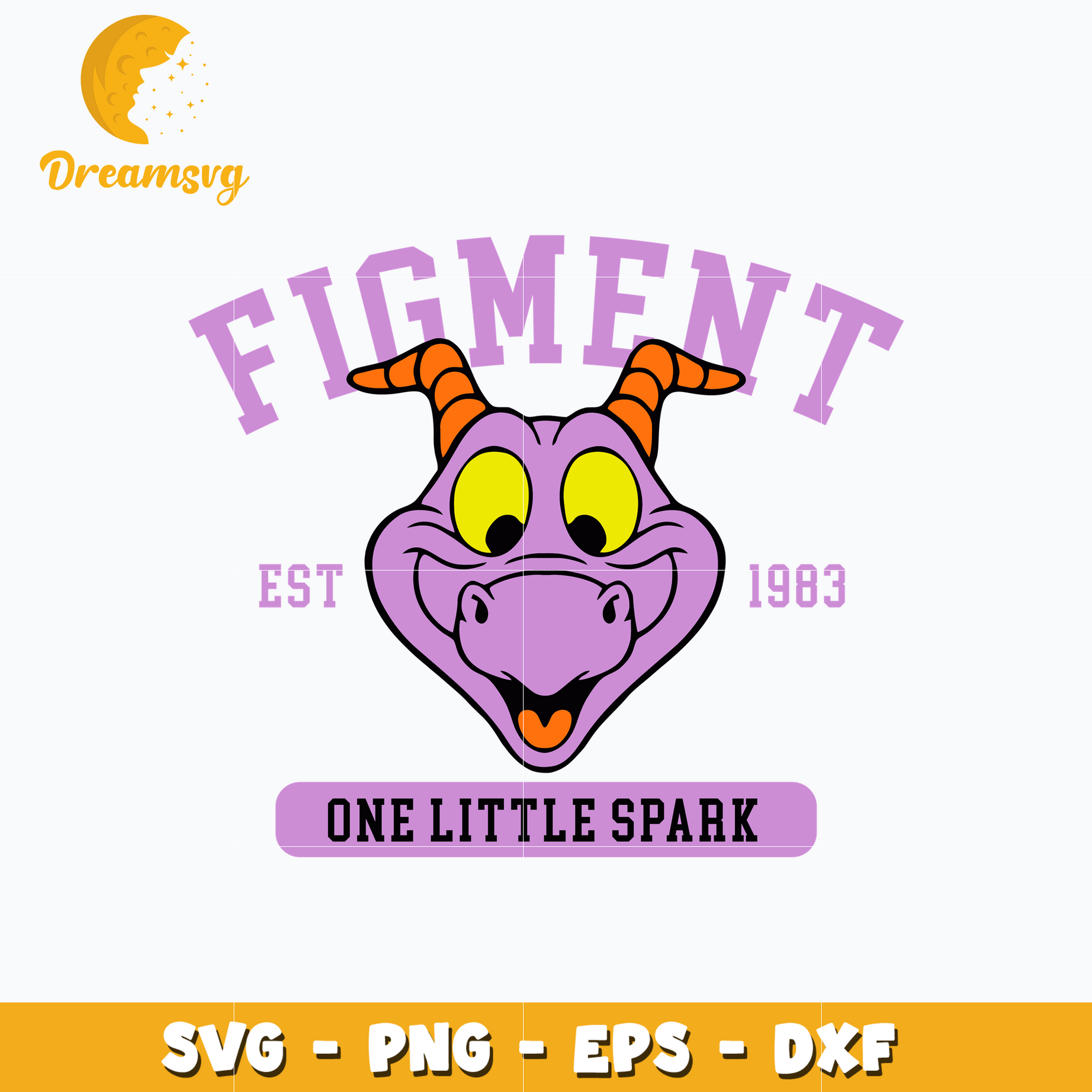 Disney Figment one little spark svg