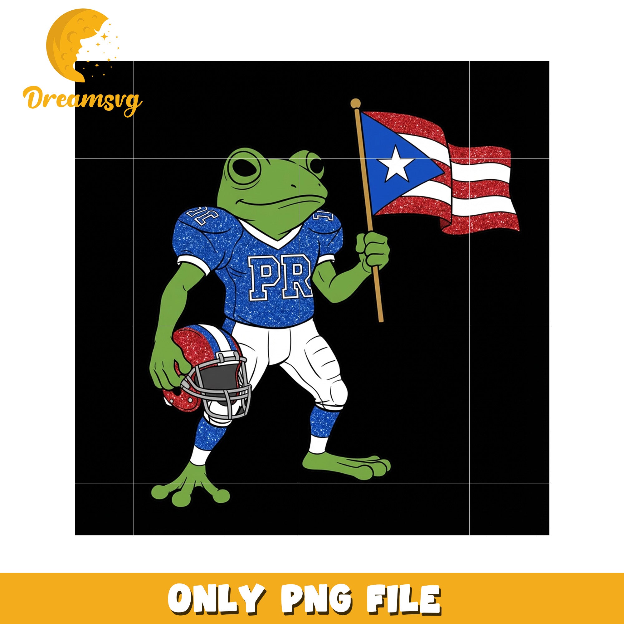 PR green frog png, sports logo png, puerto rico png