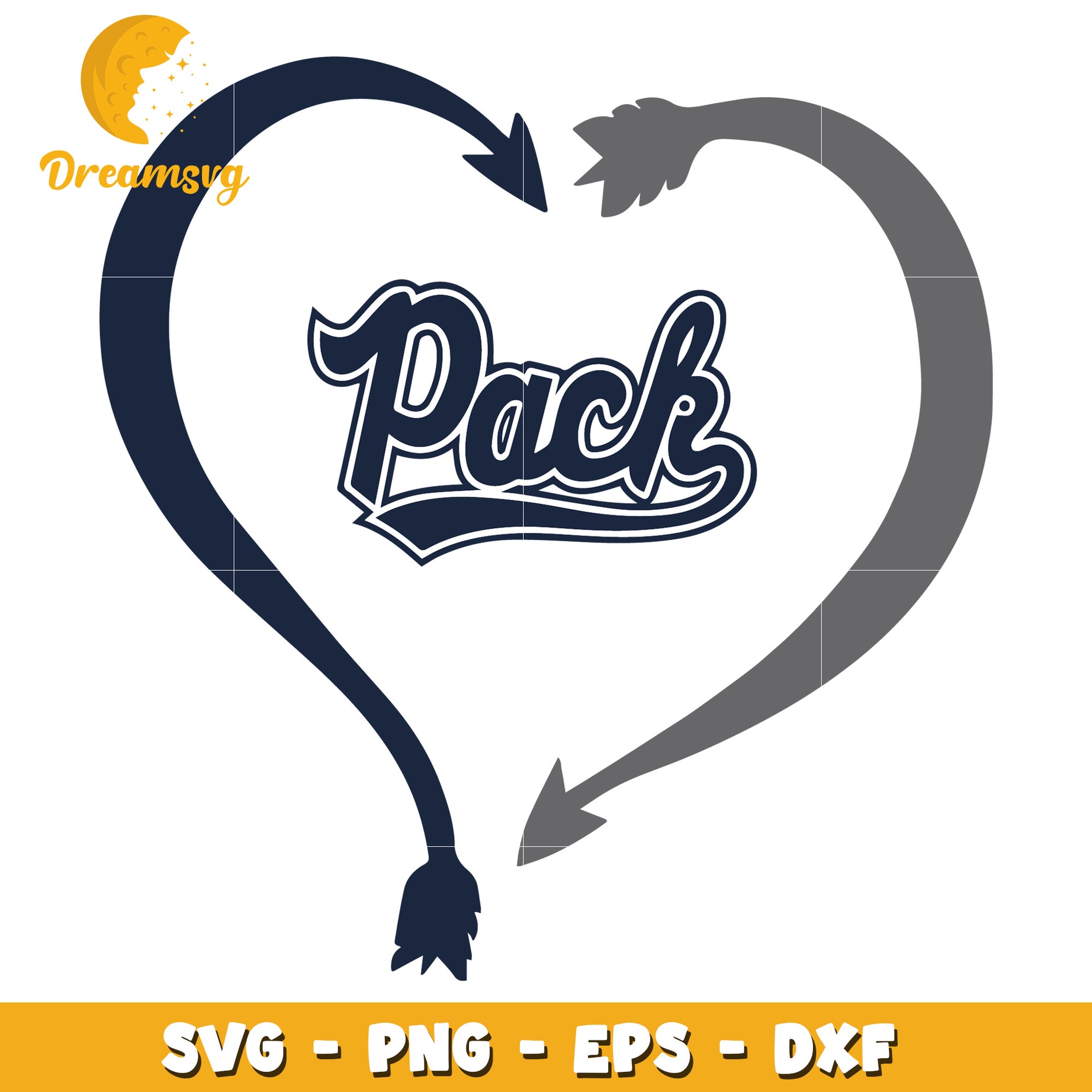 Pack SVG PNG EPS DXF Cut File