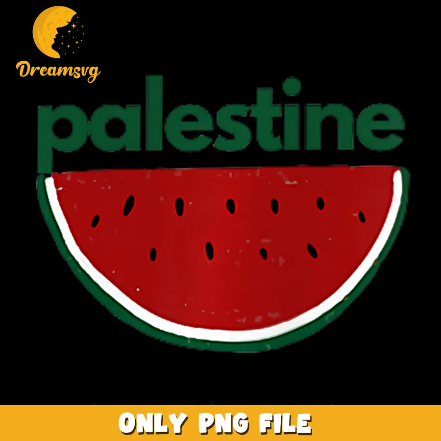 Palestine Watermelon PNG, Fun Design, Unique Art PNG