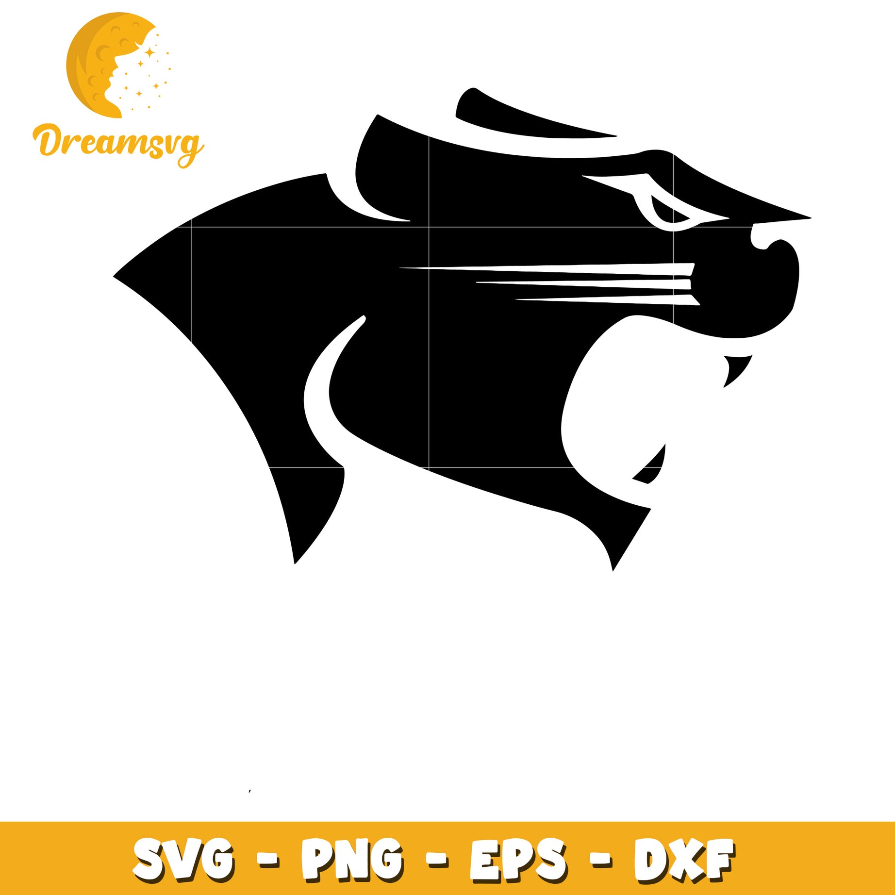 Panther Head SVG Cut File