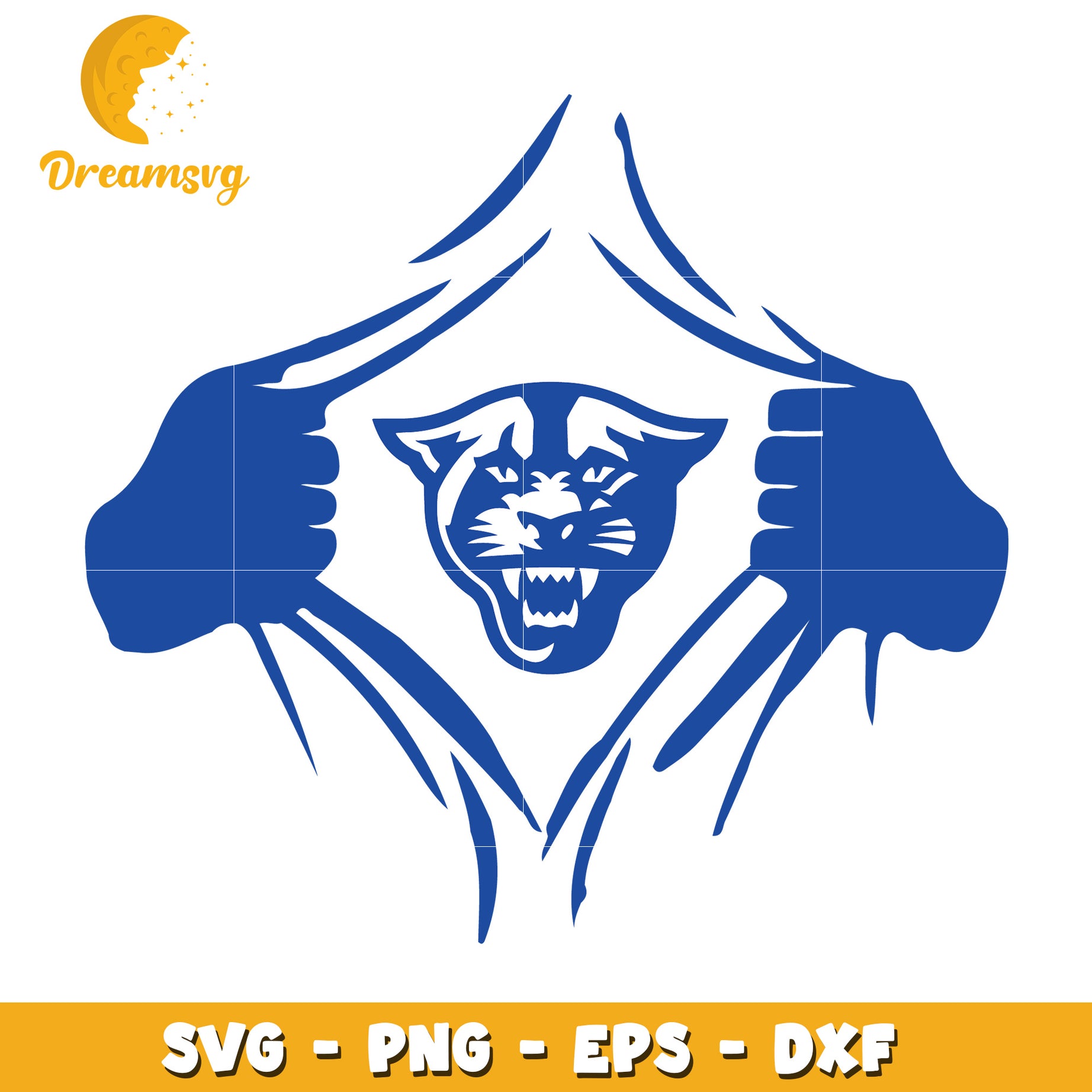 Panther SVG PNG EPS DXF Files