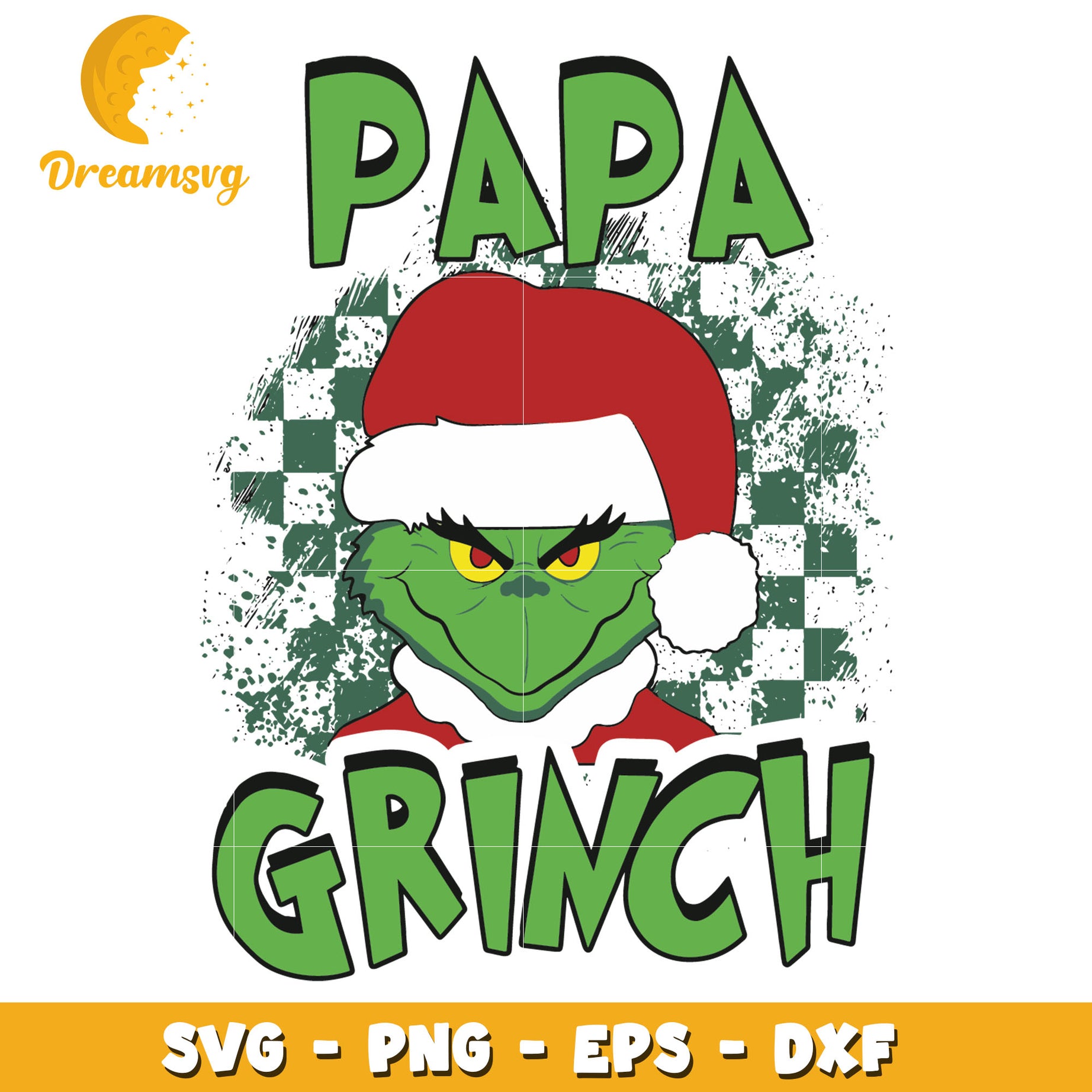 Papa Grinch Christmas Hat svg, Grinch svg, christmas svg