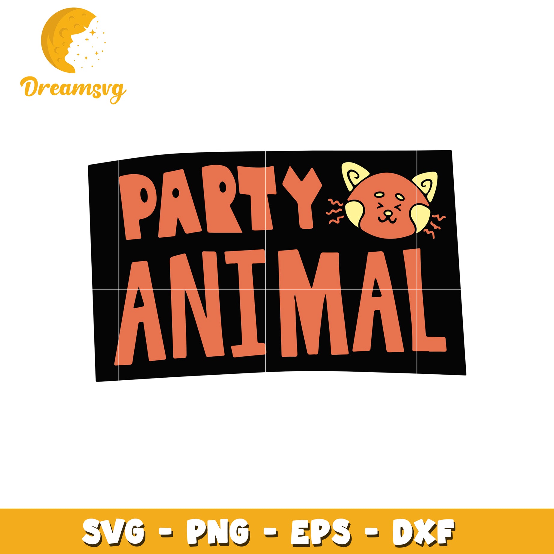 Party Animal SVG Cut File