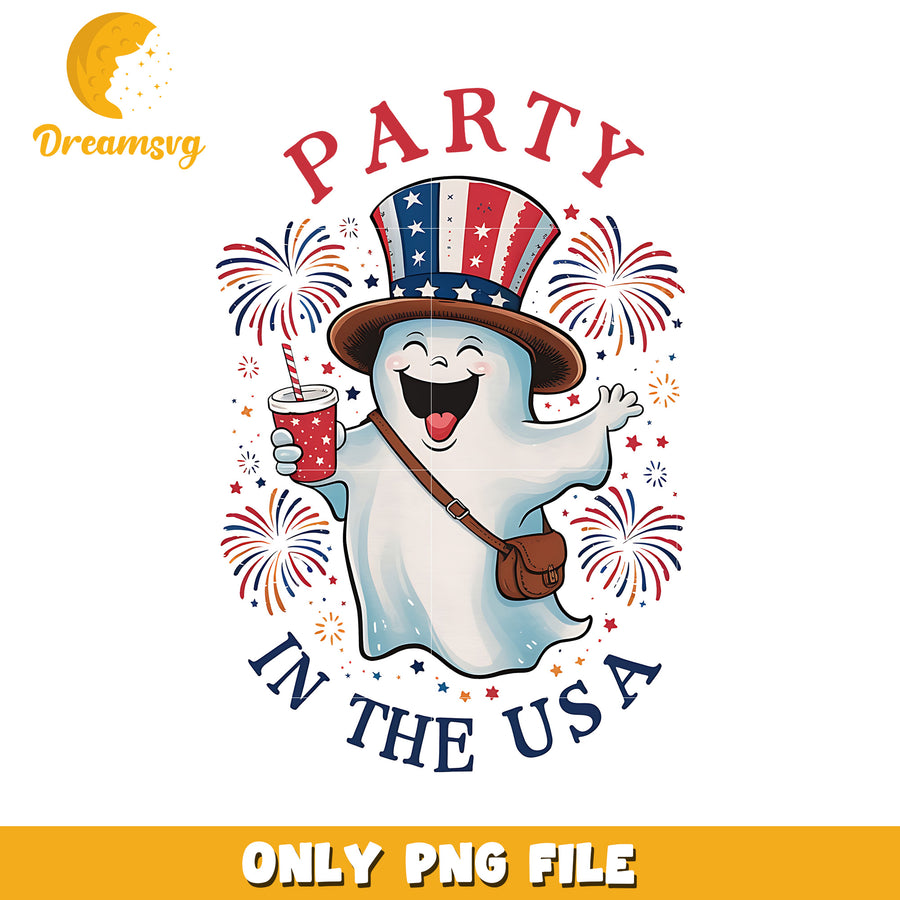 Party in the usa png, patriotic party png, independence day png