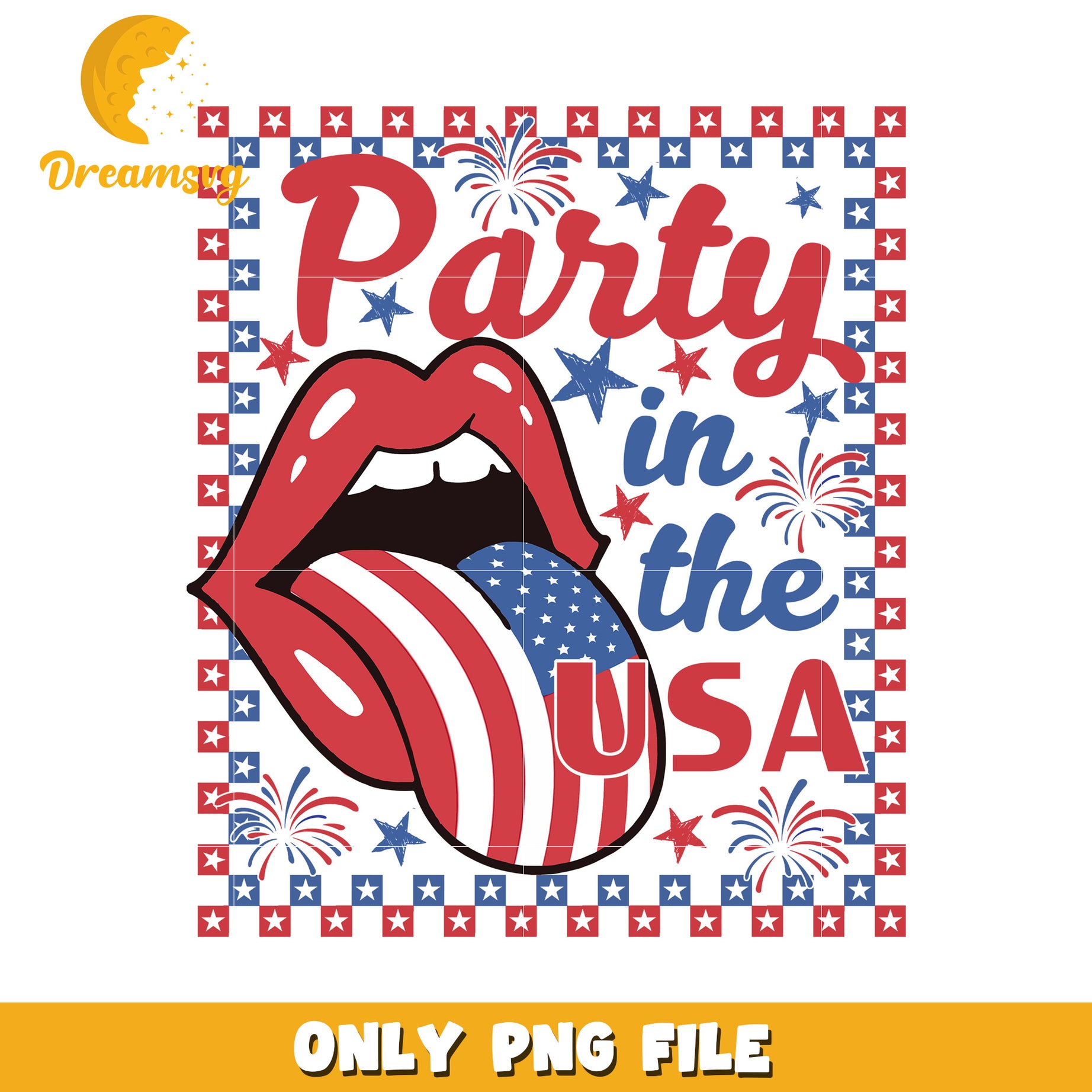Party in the usa png, uly 4th celebration png, american party png