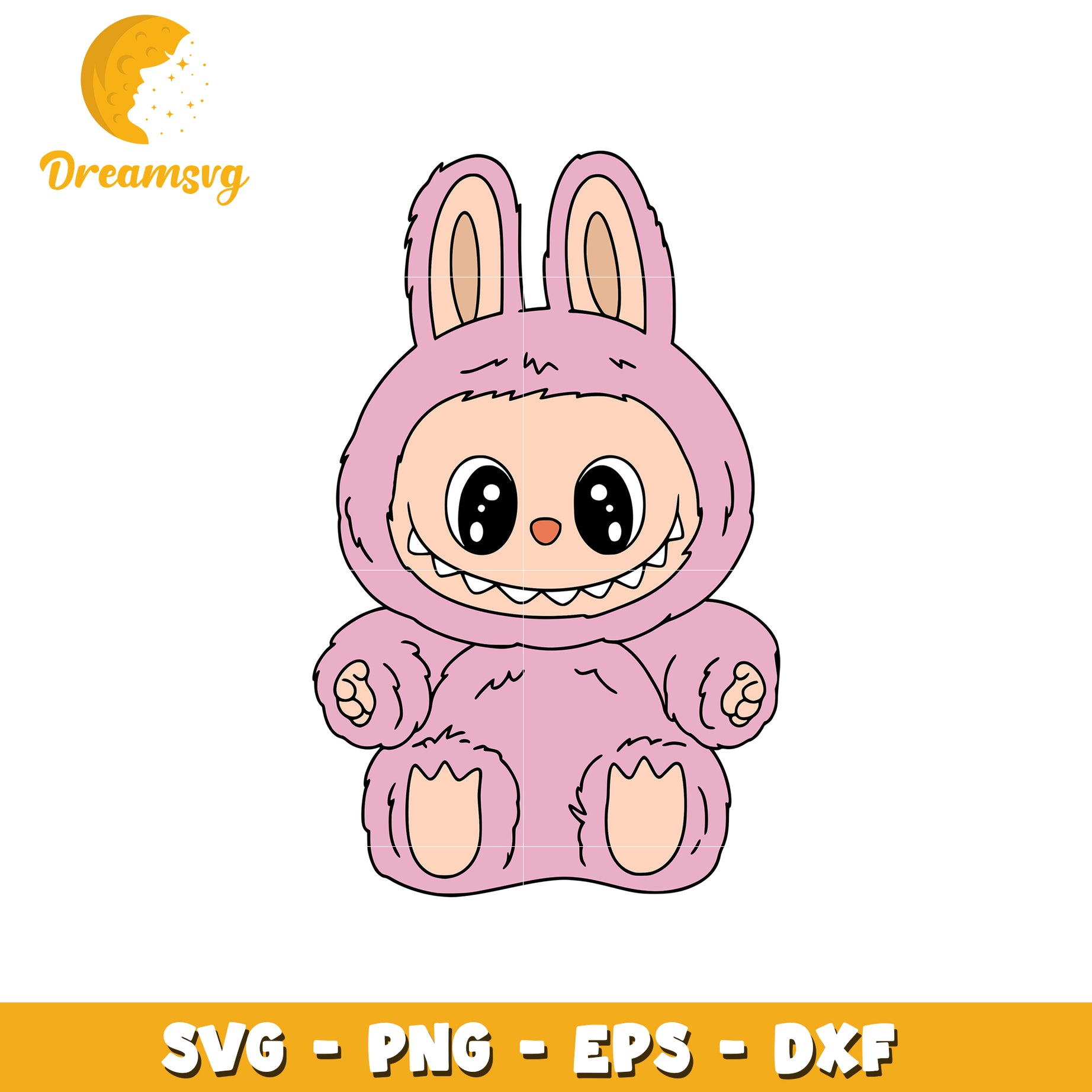 Patel pink characters svg, labubu keychain svg, labubu cartoon svg