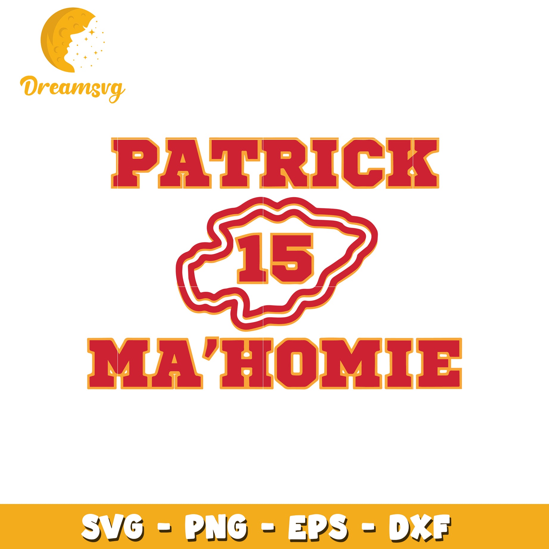 Patrick is mahomie 15 football svg, mahomie svg, football svg