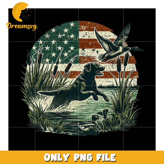 Patriotic Dog Hunting PNG