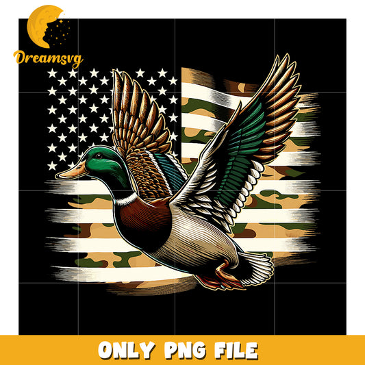 Patriotic Mallard Duck PNG