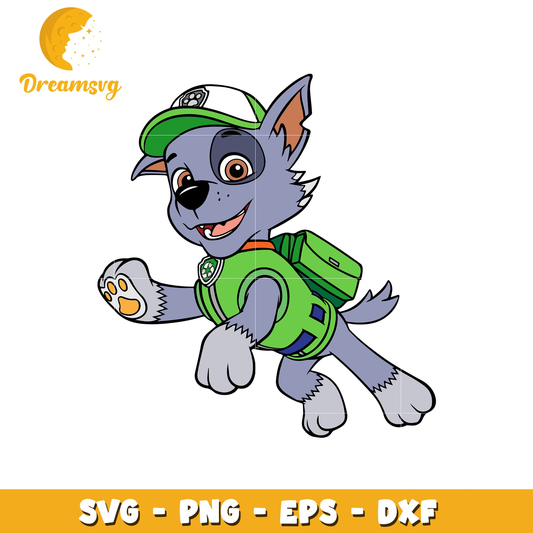 Paw Patrol Adventure Dog SVG Clipart for Crafts