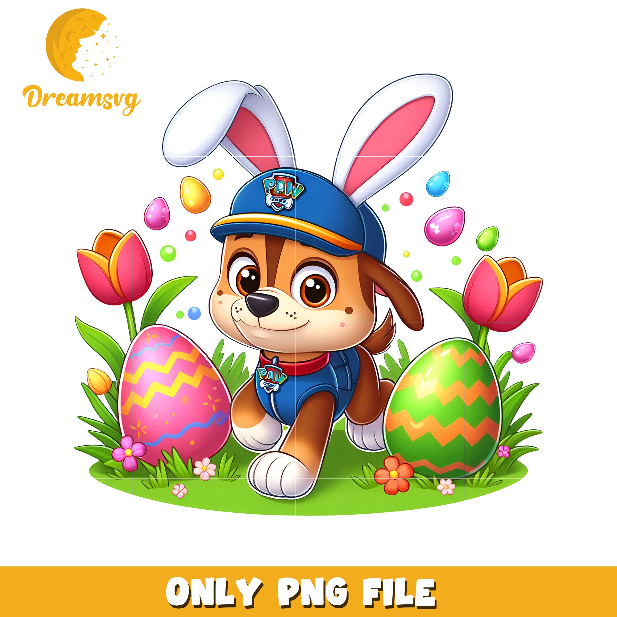 Paw Patrol Easter Chase PNG
